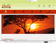 Tablet Screenshot of africantriangle.com